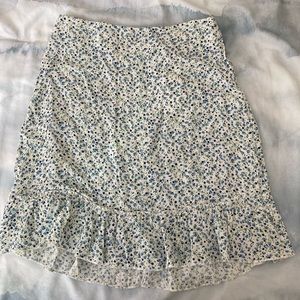 Brandy Melville Floral Skirt